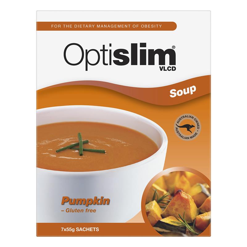 Load image into Gallery viewer, OptiSlim VLCD Soup Pumpkin 7 x 55g
