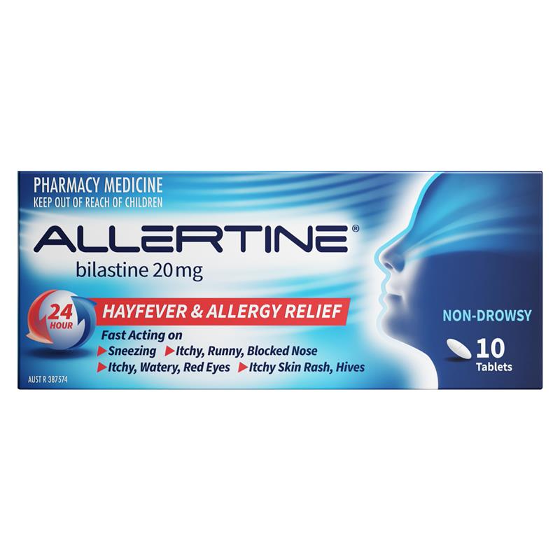 Load image into Gallery viewer, Allertine 20mg 10 Tablets - Bilastine
