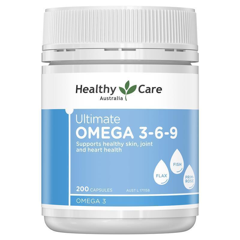 Load image into Gallery viewer, Healthy Care Ultimate Omega 3-6-9 200 Capsules
