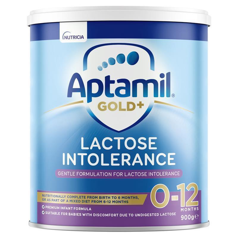 Load image into Gallery viewer, Aptamil Gold+ Lactose Intolerance Baby Infant Formula From Birth to 12 Months 900g
