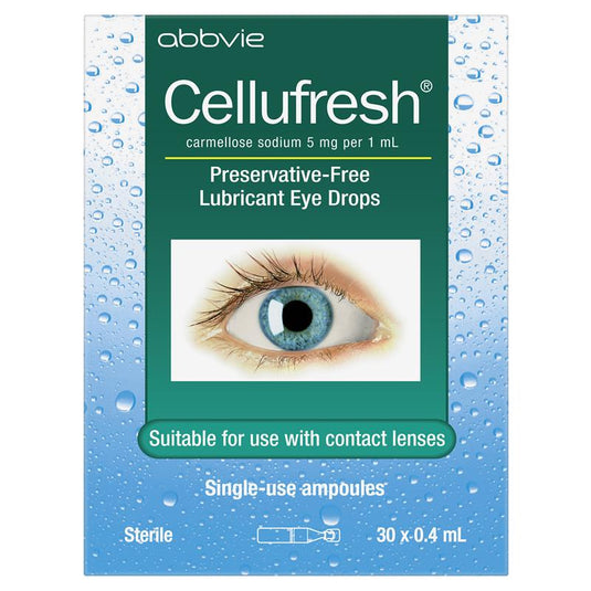 Cellufresh Eye Drops 30 x 0.4ml Vials