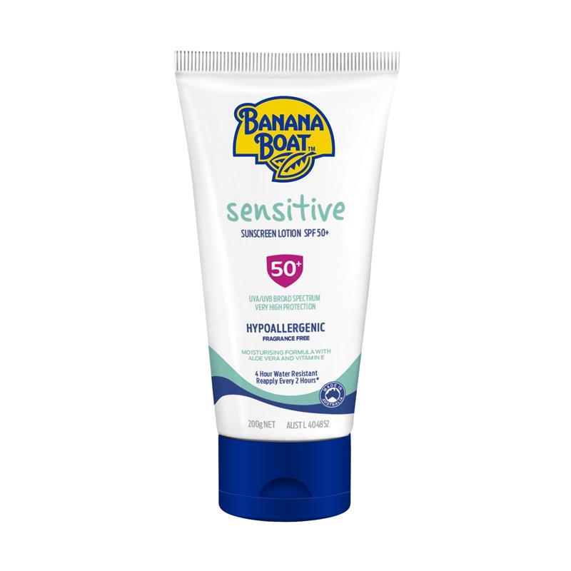 Load image into Gallery viewer, Banana Boat SPF 50+ Sensitive 200g
