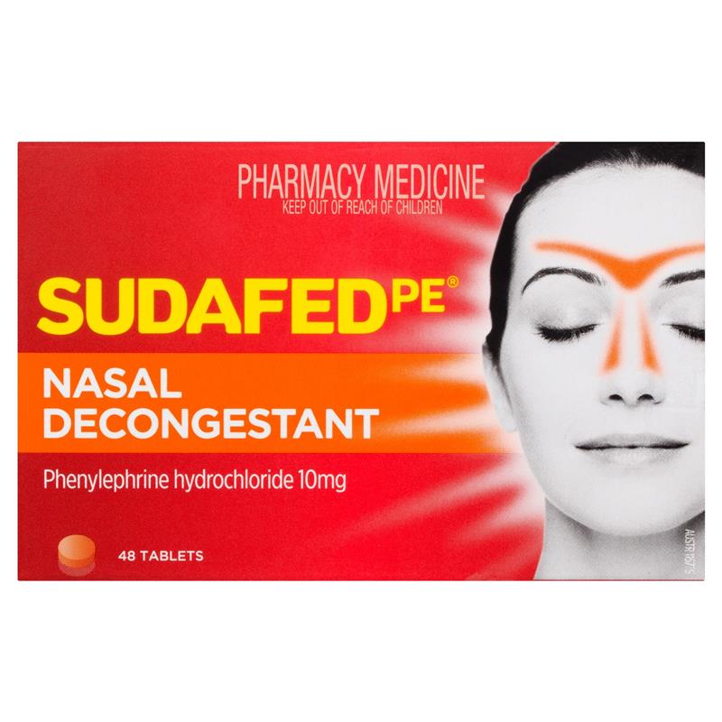 Load image into Gallery viewer, Sudafed PE Nasal Decongestant Tablets 48 Pack
