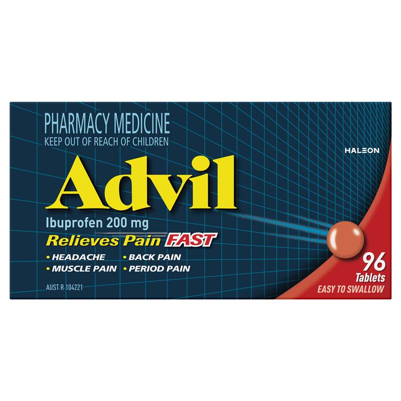 Load image into Gallery viewer, Advil Ibuprofen Pain Relief 96 Tablets
