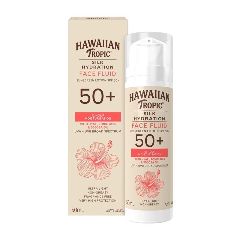 Load image into Gallery viewer, Hawaiian Tropic Silk Hydration Face Fluid 50ml
