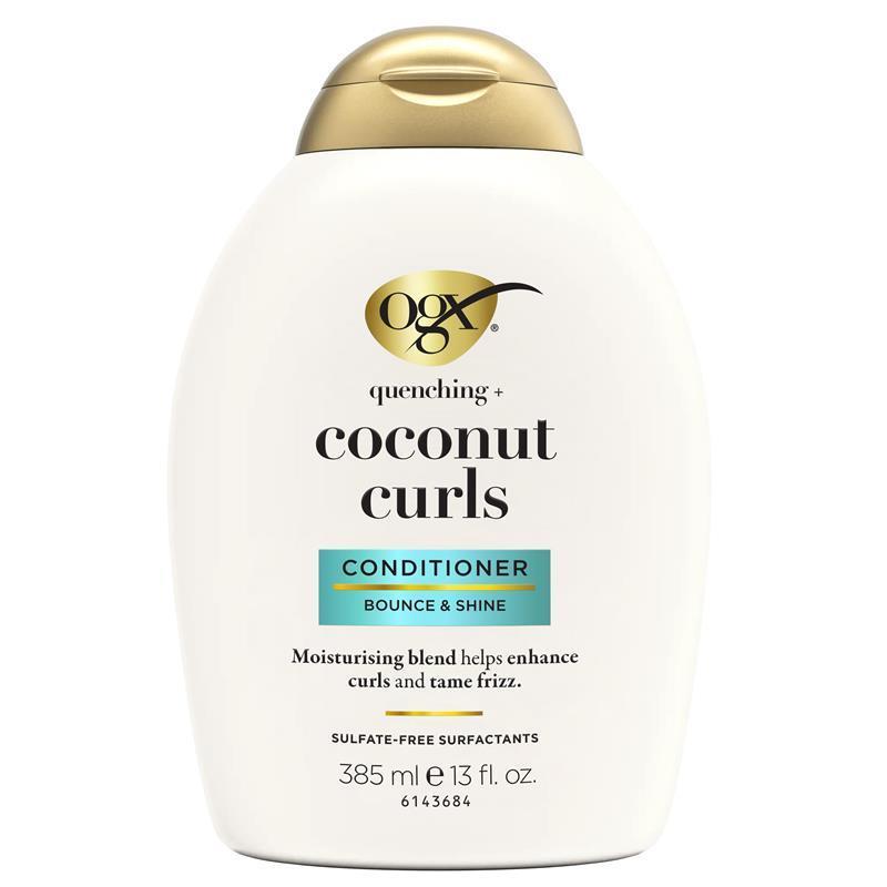 Load image into Gallery viewer, Ogx Quenching + Coconut Curls Conditioner For Curly Hair 385mL

