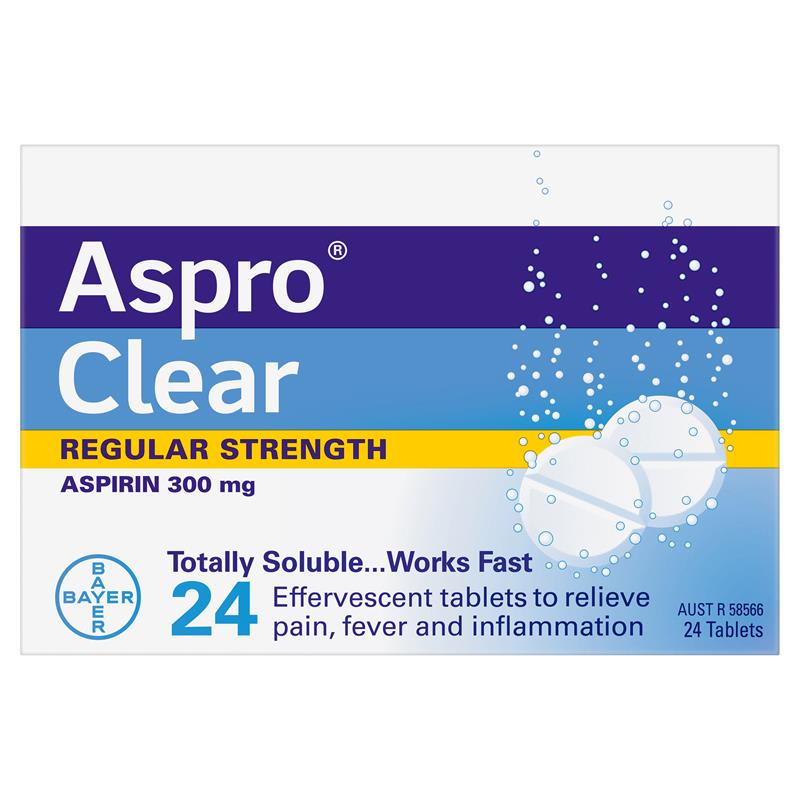 Load image into Gallery viewer, Aspro Clear Pain Relief 24 Soluble Tablets
