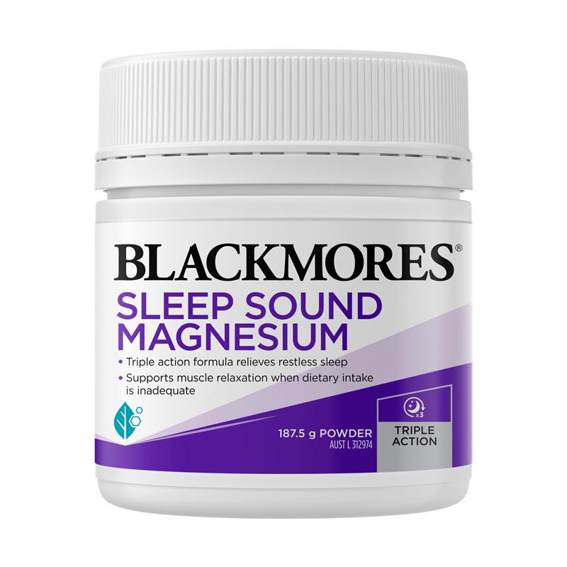 Load image into Gallery viewer, Blackmores Sleep Sound Magnesium Powder 187.5g
