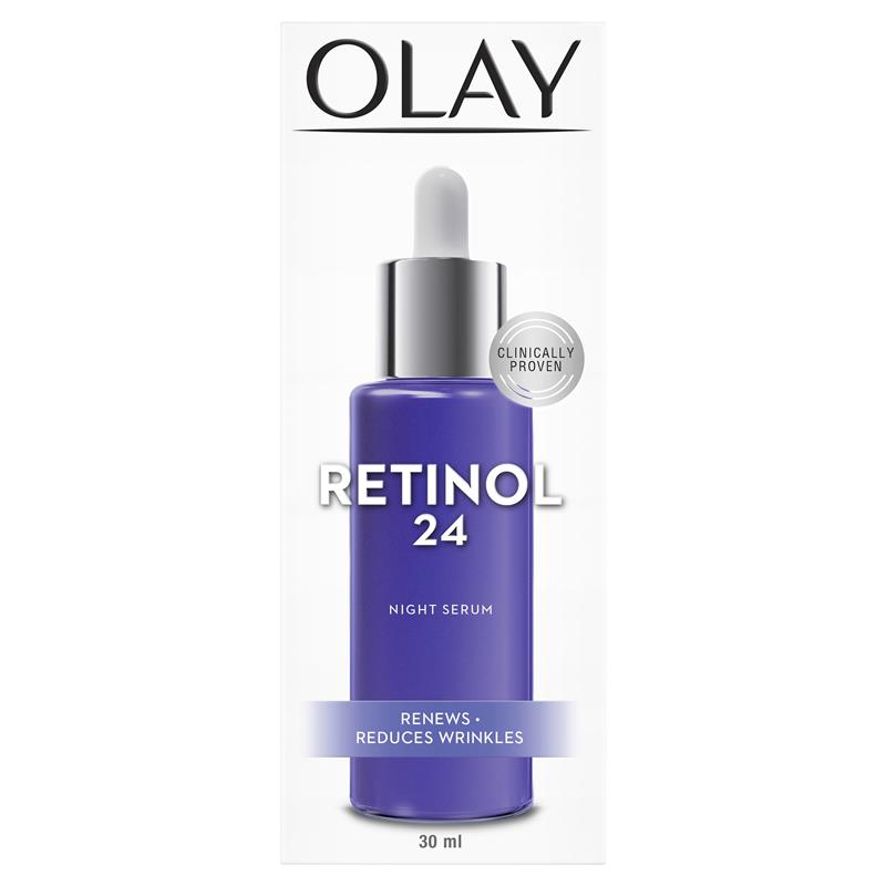 Load image into Gallery viewer, Olay Regenerist Retinol 24 Night Serum Fragrance Free 30ml
