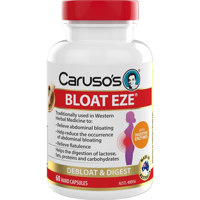 Load image into Gallery viewer, Carusos Bloat Eze 60 Capsules
