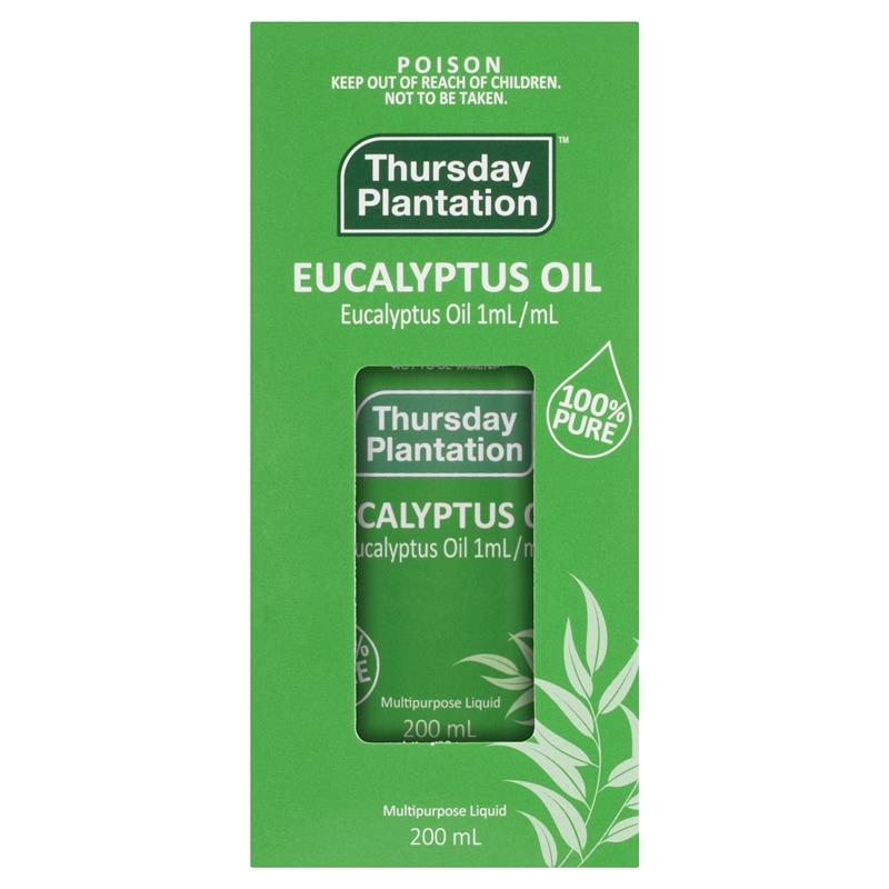 Load image into Gallery viewer, Thursday Plantation 100% Pure Eucalyptus Oil 200ml
