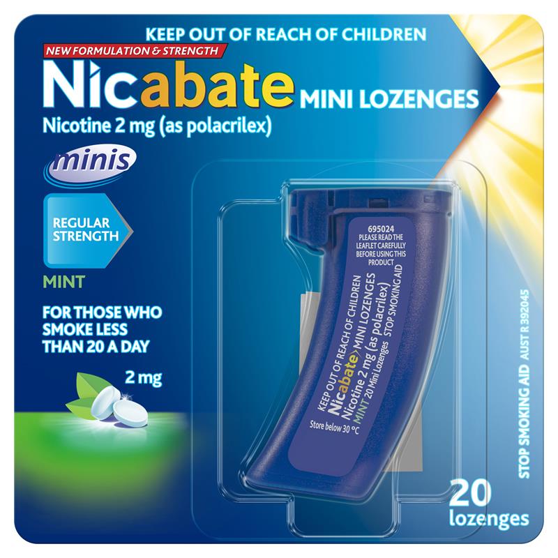Load image into Gallery viewer, Nicabate Minis 2mg 20 Lozenges

