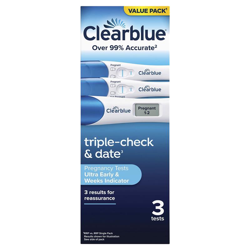 Load image into Gallery viewer, Clearblue Pregnancy 1 Digital Test &amp; 2 Visual Tests 3 Tests
