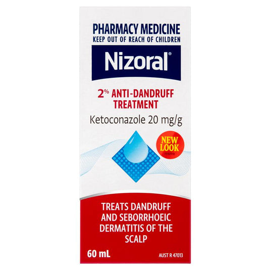 Nizoral 2% Anti-Dandruff Treatment Shampoo 60mL - Ketoconazole