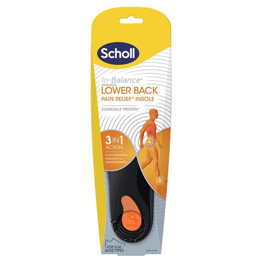Scholl In Balance Lower Back Orthotic Insole Large