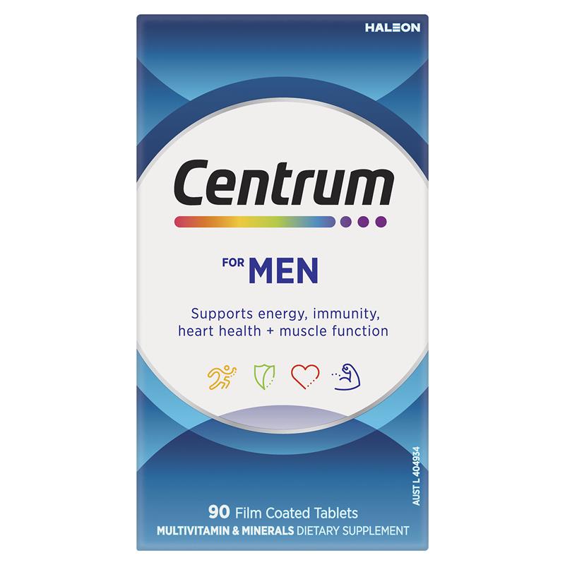 Load image into Gallery viewer, Centrum For Men 90 Tablets Exclusive Size
