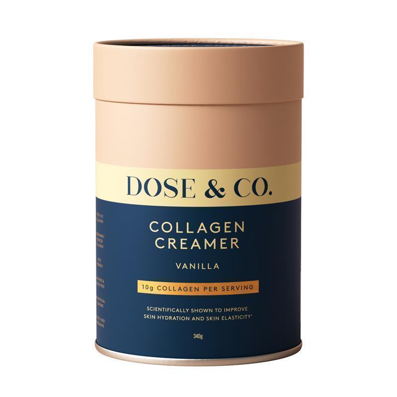 Load image into Gallery viewer, Dose &amp; Co Collagen Creamer Vanilla 340g
