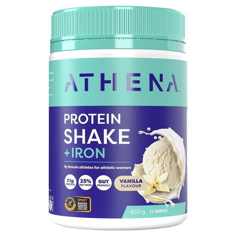 Load image into Gallery viewer, Athena Protein + Iron Vanilla 450g
