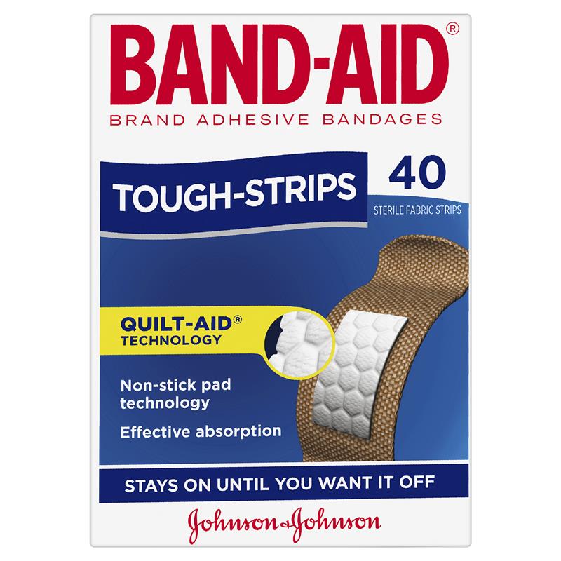 Load image into Gallery viewer, Band-Aid Tough Strips 40 Pack
