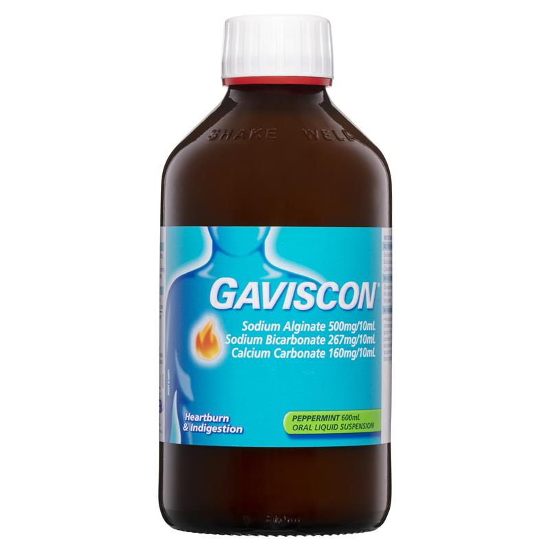 Load image into Gallery viewer, Gaviscon Core Peppermint Liquid Heartburn &amp; Indigestion Relief 600ml
