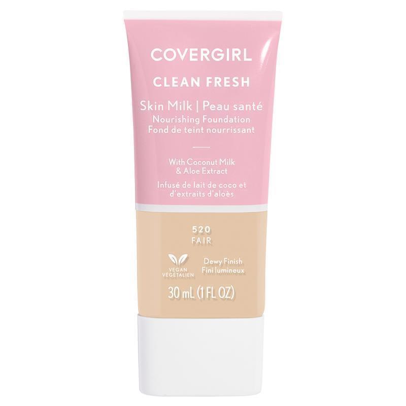 Load image into Gallery viewer, Covergirl Clean Fresh Skin Milk Vegan Foundation Fair 520
