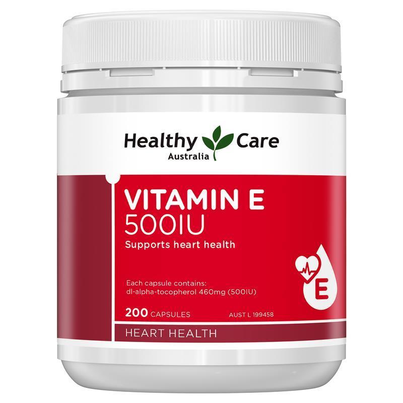 Load image into Gallery viewer, Healthy Care Vitamin E 500IU 200 Capsules
