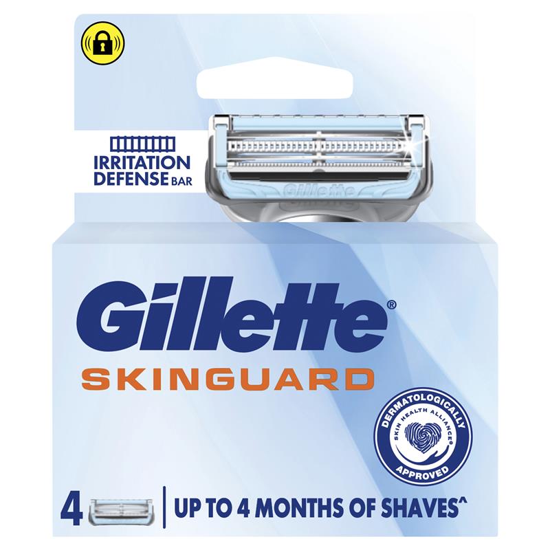 Load image into Gallery viewer, Gillette Skinguard Cartridges 4 Pack
