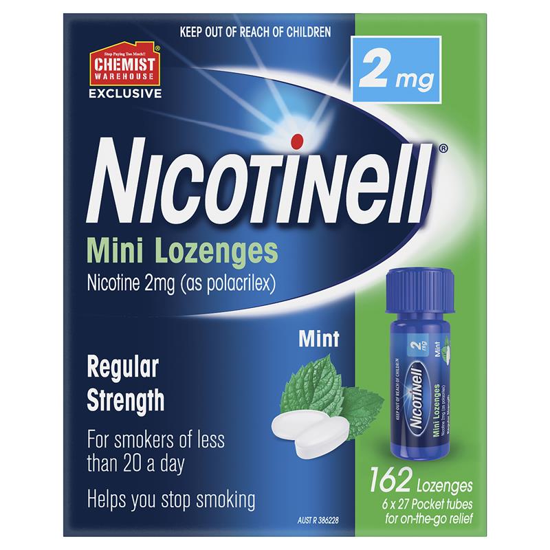 Load image into Gallery viewer, Nicotinell Mini 2mg 162 Lozenges
