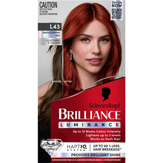 Schwarzkopf Brilliance L43 Smouldering Red New
