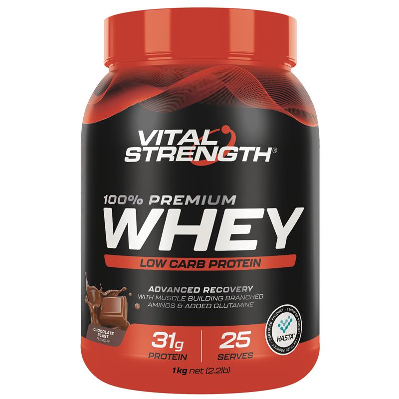 Load image into Gallery viewer, Vital Strength Launch Whey Protein Chocolate 1kg
