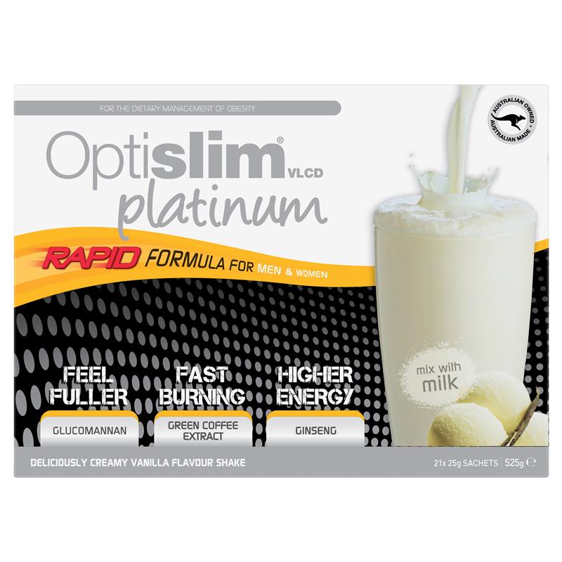 Load image into Gallery viewer, Optislim VLCD Platinum Vanilla Shake 21x25g Sachets
