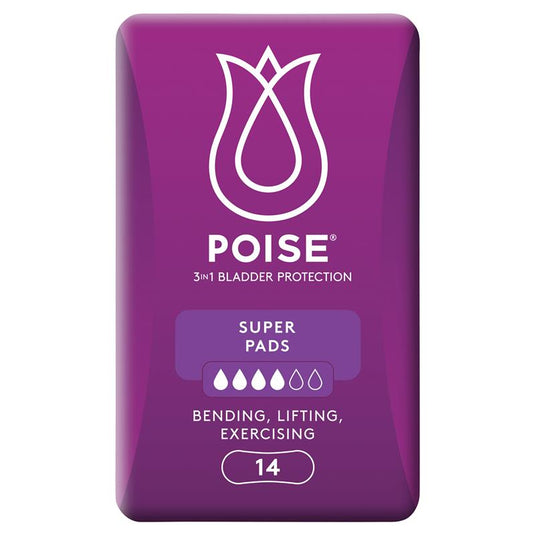 Poise Pads Super 14 Pack