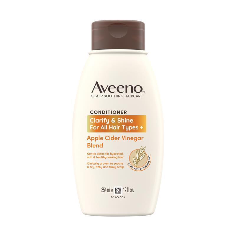 Load image into Gallery viewer, Aveeno Apple Cider Vinegar Clarifying Conditioner for Dull Hair 354mL
