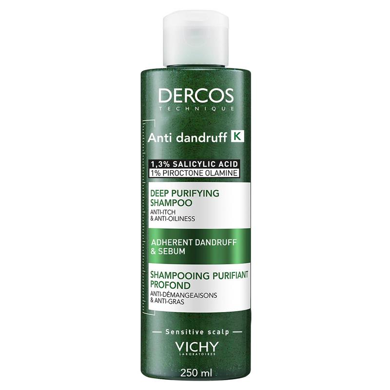 Load image into Gallery viewer, Dercos Anti-Dandruff K Deep Purifying Shampoo 250ml
