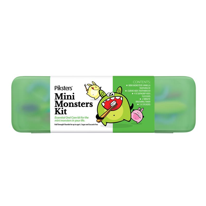 Load image into Gallery viewer, Piksters Mini Monsters Oral Care Kit
