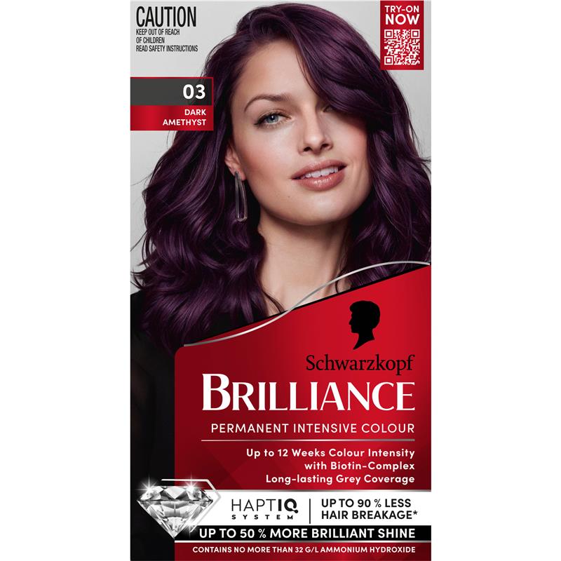 Load image into Gallery viewer, Schwarzkopf Brilliance 03 Dark Amethyst New
