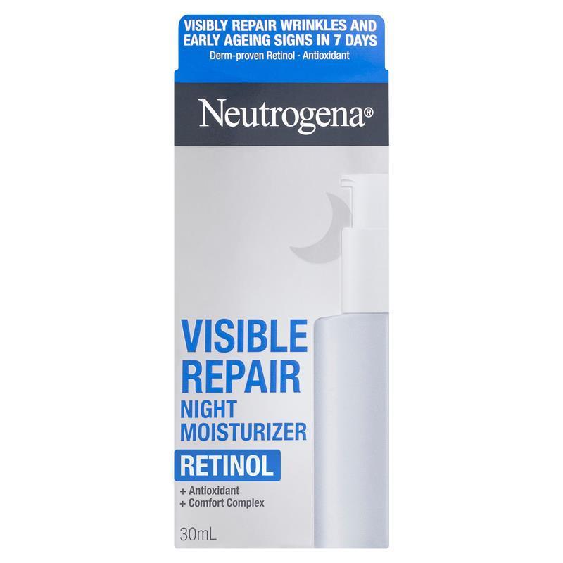 Load image into Gallery viewer, Neutrogena Visible Repair Retinol Night Moisturiser 30ml
