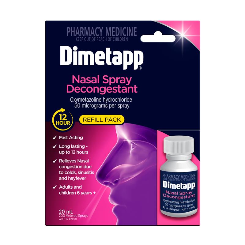 Load image into Gallery viewer, Dimetapp 12 Hour Nasal Spray Refill 20mL
