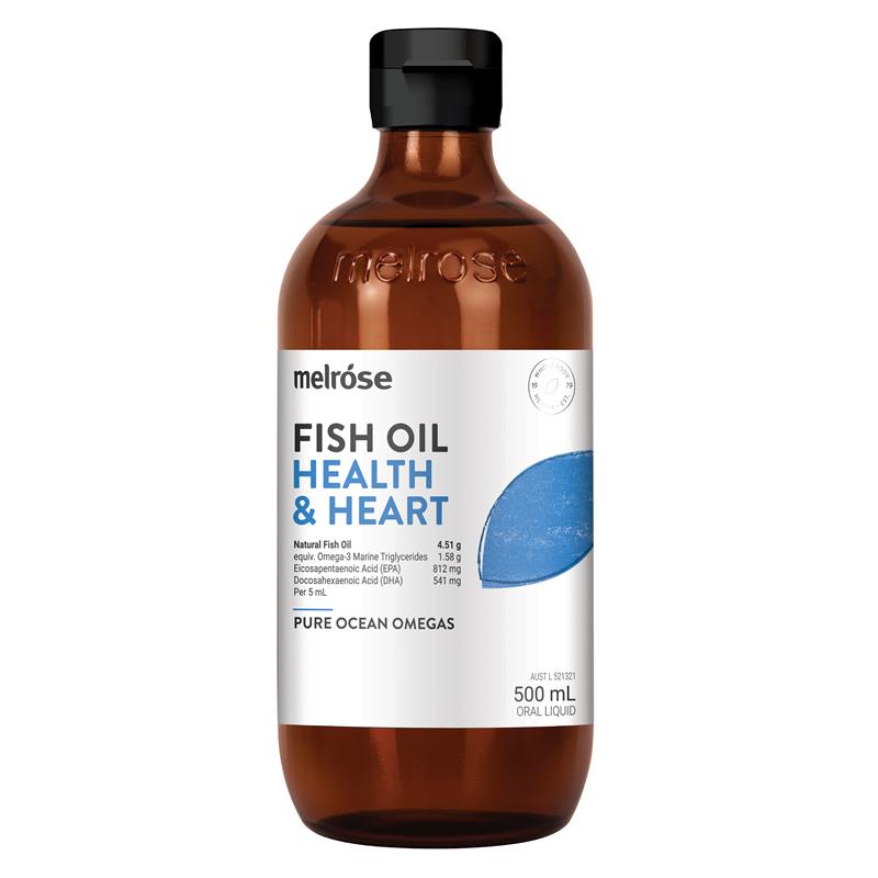 Load image into Gallery viewer, Melrose Omega Fish Oil Health &amp; Heart 500ml
