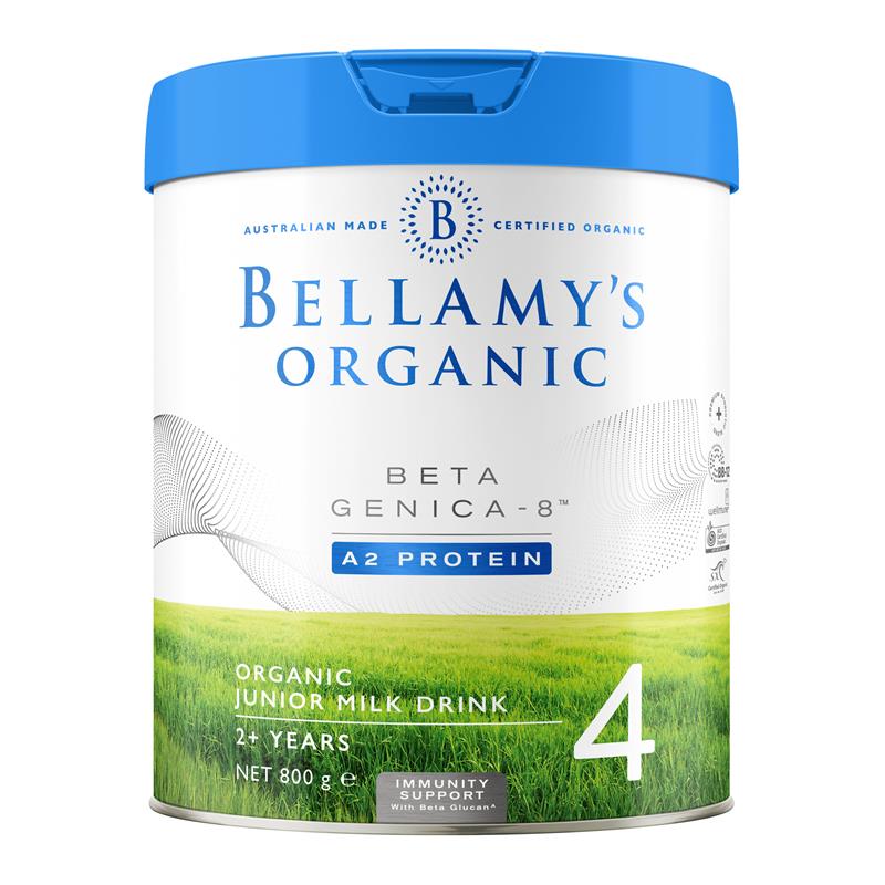Load image into Gallery viewer, Bellamys Beta Genica-8 Step 4 Junior Milk Drink 800g
