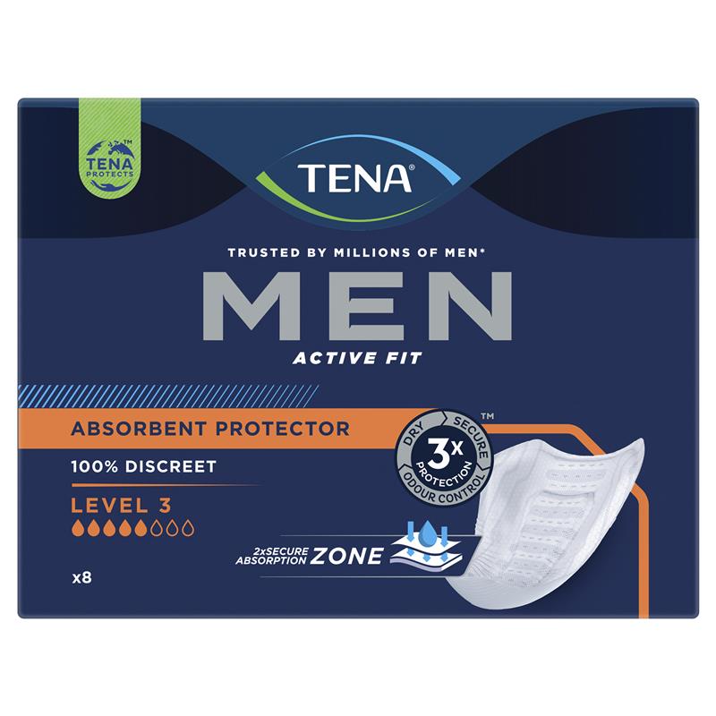 Load image into Gallery viewer, TENA Men Pads Level 3 8 Pack
