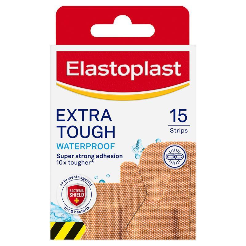 Load image into Gallery viewer, Elastoplast Extra Tough Waterproof Assorted 15 Strips
