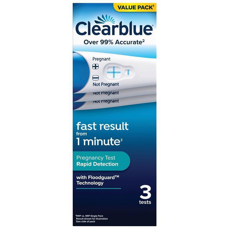 Load image into Gallery viewer, Clearblue Pregnancy Test Rapid Detection 3 Tests
