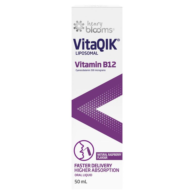 Load image into Gallery viewer, Henry Blooms VitaQIK Vitamin B12 50ml Oral Spray
