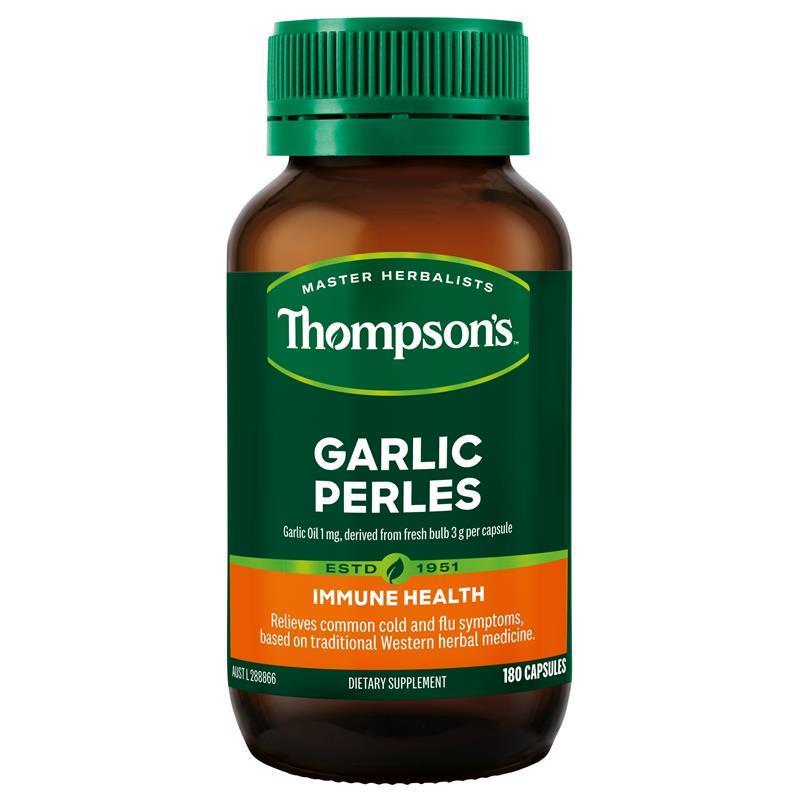 Load image into Gallery viewer, Thompson's Garlic Perles 180 Capsules

