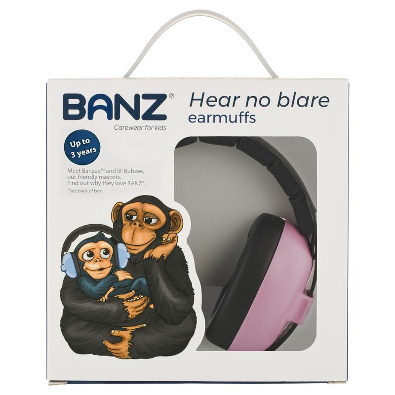 Load image into Gallery viewer, Banz Ear Muffs Mini 3+ Months to 2 Years Petal Pink
