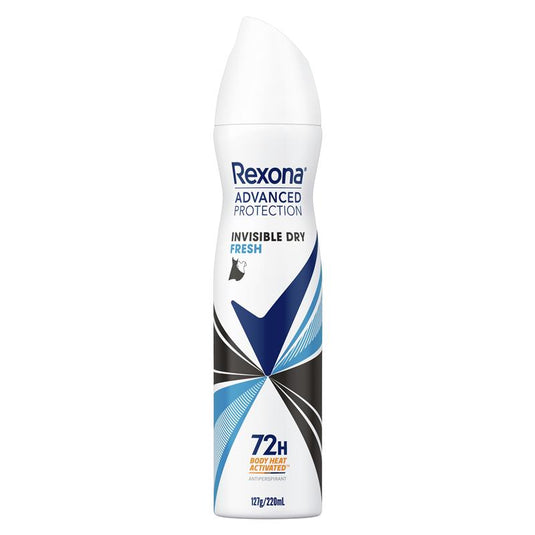 Rexona Women Advanced Antiperspirant Aerosol Invisible Dry Fresh 220ml