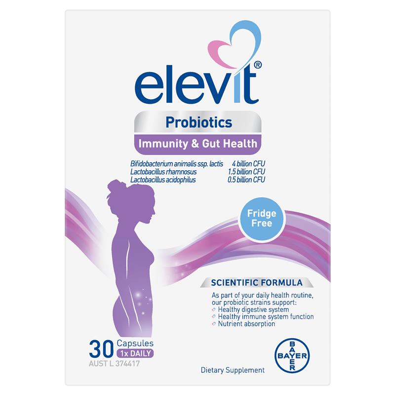 Load image into Gallery viewer, Elevit Probiotics Immunity &amp; Gut Health 30 Capsules
