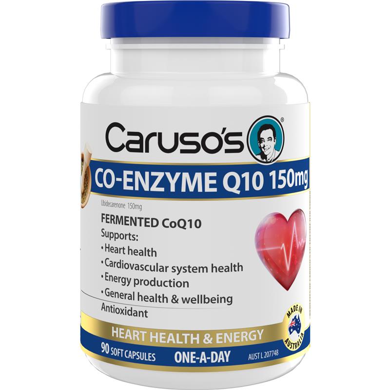 Load image into Gallery viewer, Carusos Co-Enzyme Q10 90 Capsules

