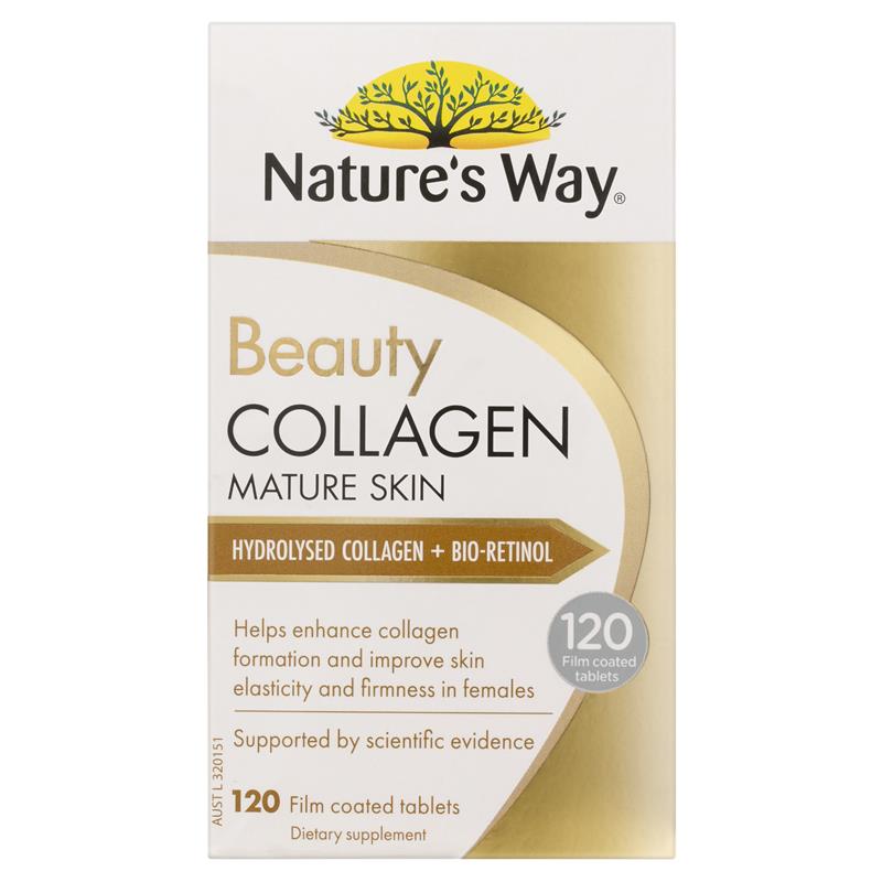 Load image into Gallery viewer, Nature's Way Beauty Collagen Mature Skin 120 Tablets
